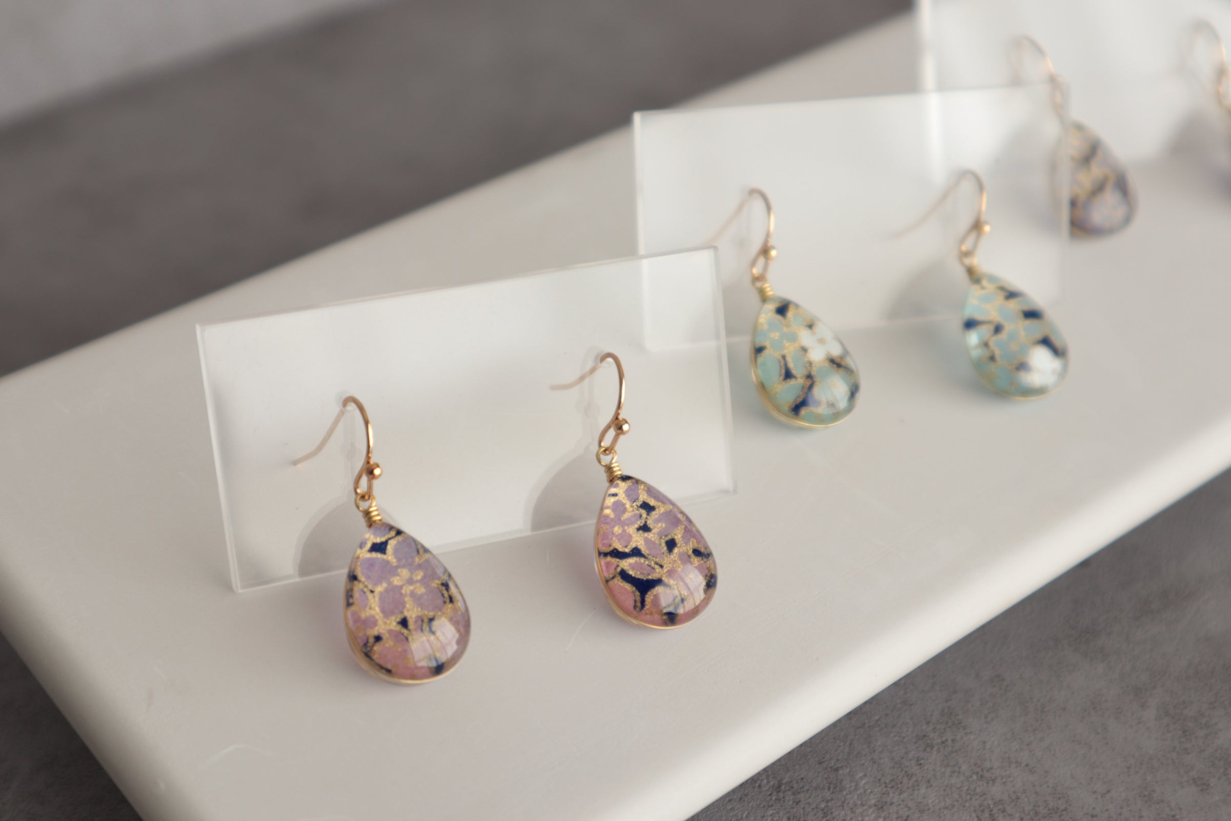 和紙と硝子のアクセサリー | 煌花